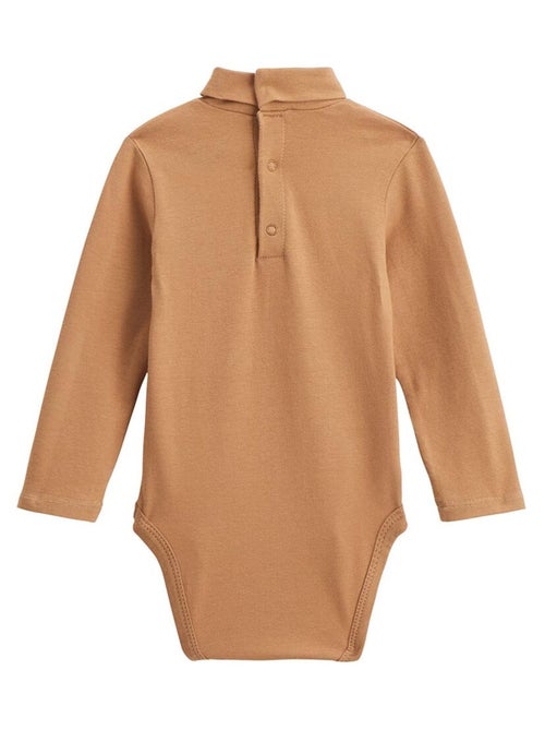 Lot de 2 bodies bébé col roulé manches longues chincha - Kiabi Lot de 2 bodies bébé col roulé manches longues chincha - Kiabi