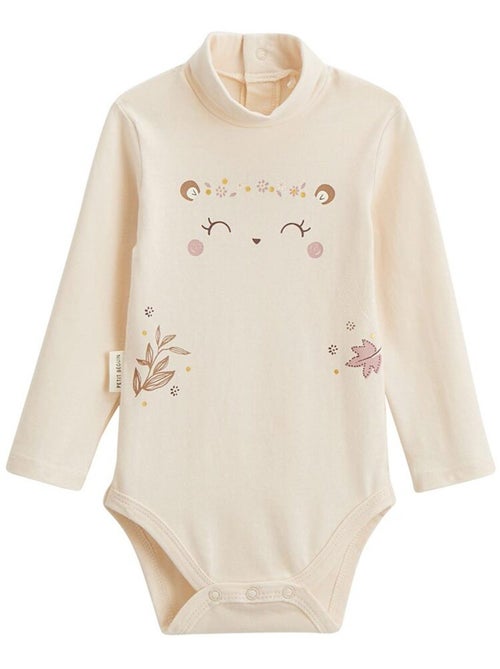 Lot de 2 bodies bébé col roulé manches longues chincha - Kiabi Lot de 2 bodies bébé col roulé manches longues chincha - Kiabi