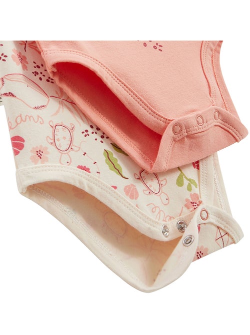 Lot de 2 bodies bébé manches courtes santa giulia - Kiabi Lot de 2 bodies bébé manches courtes santa giulia - Kiabi