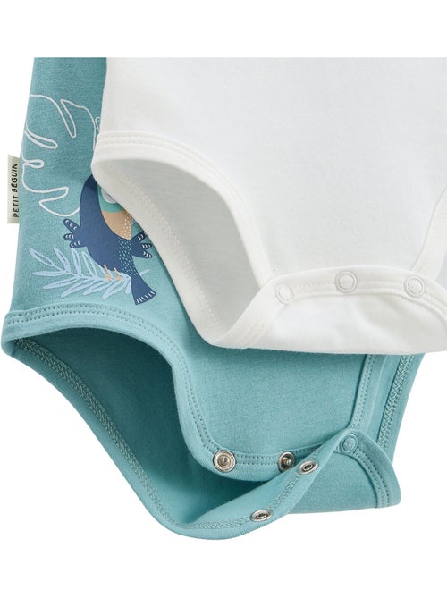 Lot de 2 bodies bébé manches courtes toucana - Kiabi
