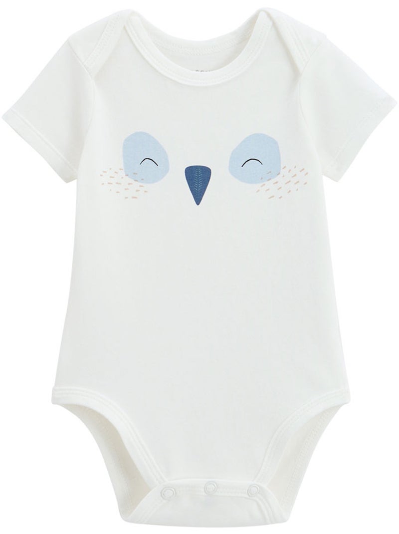 Lot de 2 bodies bébé manches courtes toucana Bleu - Kiabi