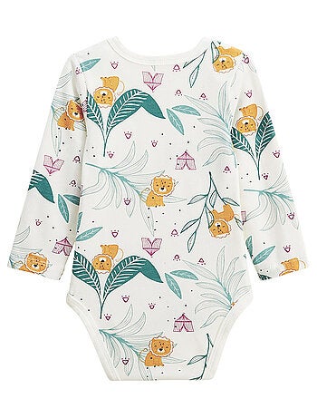Lot de 2 bodies bébé manches longues charly