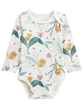 Lot de 2 bodies bébé manches longues charly