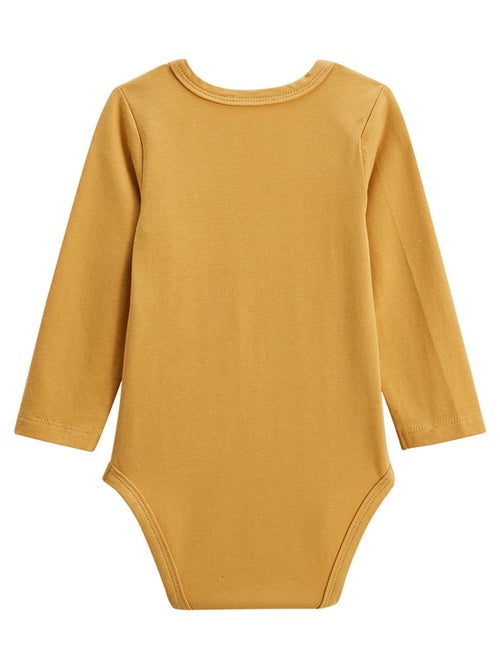 Lot de 2 bodies bébé manches longues charly - Kiabi