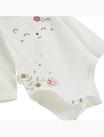 Lot de 2 bodies bébé manches longues harmony