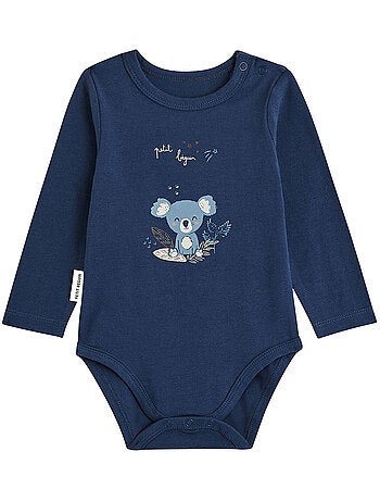 Lot de 2 bodies bébé manches longues mathéo