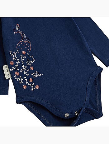 Lot de 2 bodies bébé manches longues ollie