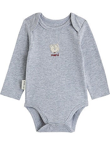 Lot de 2 bodies bébé manches longues pistache