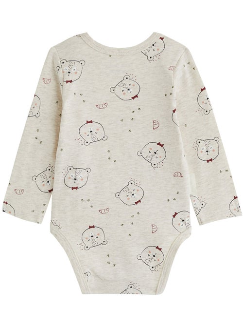 Lot de 2 bodies bébé manches longues pistache - Kiabi Lot de 2 bodies bébé manches longues pistache - Kiabi