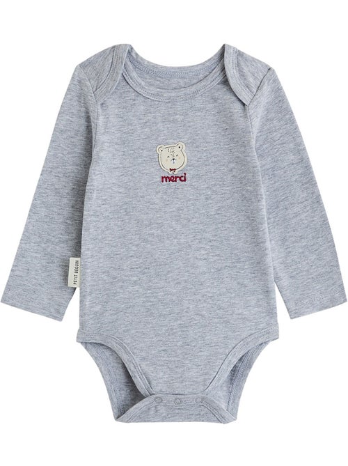 Lot de 2 bodies bébé manches longues pistache - Kiabi Lot de 2 bodies bébé manches longues pistache - Kiabi