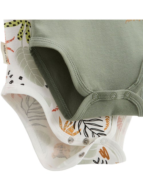 Lot de 2 bodies bébé sans manches dumbea - Kiabi Lot de 2 bodies bébé sans manches dumbea - Kiabi
