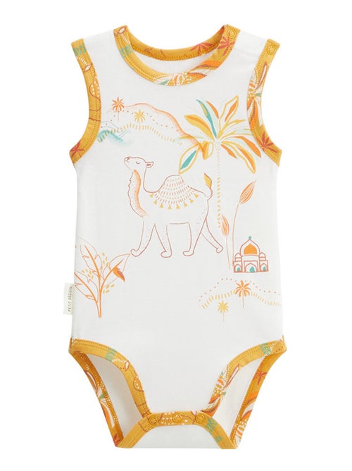 Lot de 2 bodies bébé sans manches liwa - Kiabi