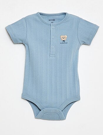 Lot de 2 bodies en maille côtelée