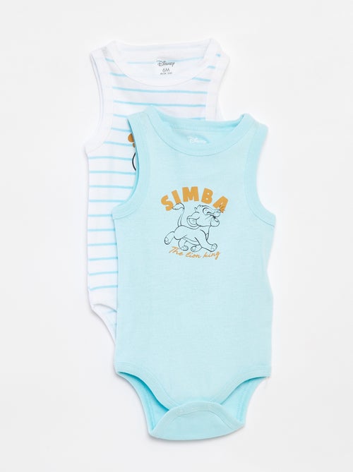 Lot de 2 bodies imprimé 'Simba' - Kiabi