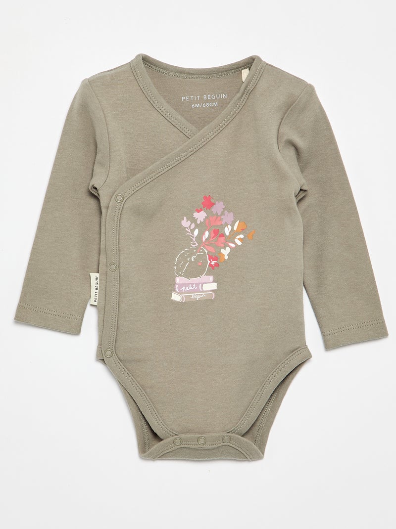 Lot de 2 bodies 'Petit Béguin' Blanc - Kiabi