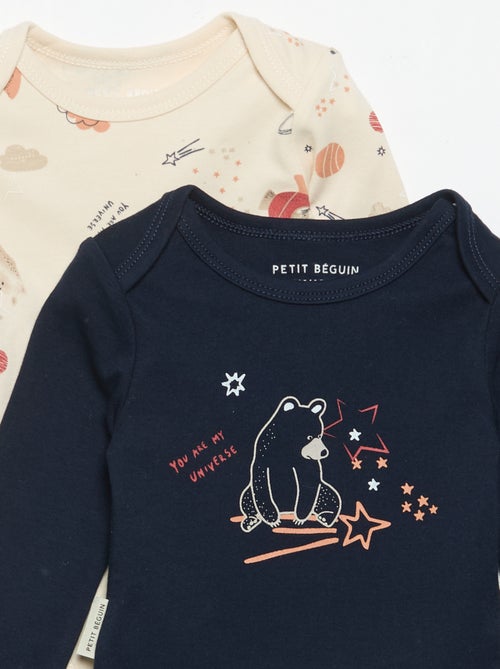 Lot de 2 bodies 'Petit Béguin' - Kiabi
