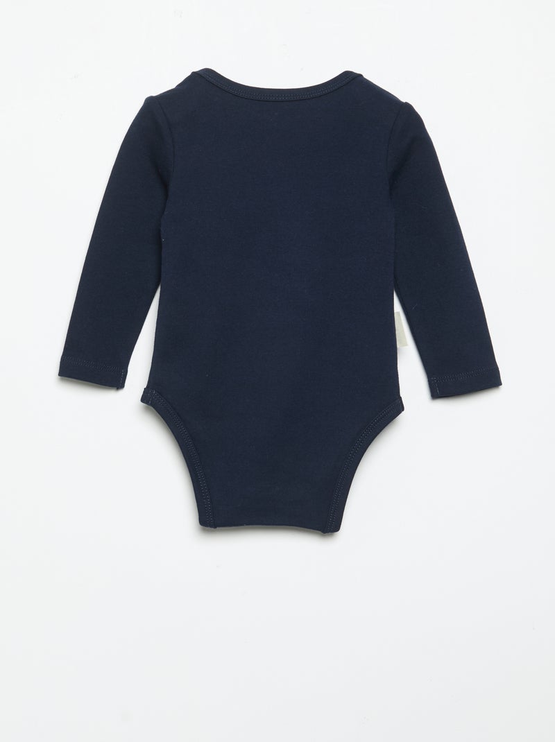 Lot de 2 bodies 'Petit Béguin' Bleu - Kiabi