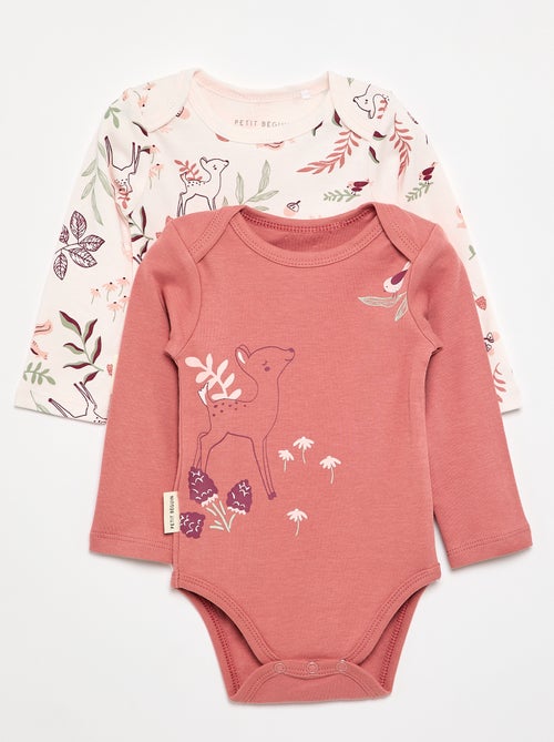 Lot de 2 bodies 'Petit Béguin' - Kiabi Lot de 2 bodies 'Petit Béguin' - Kiabi