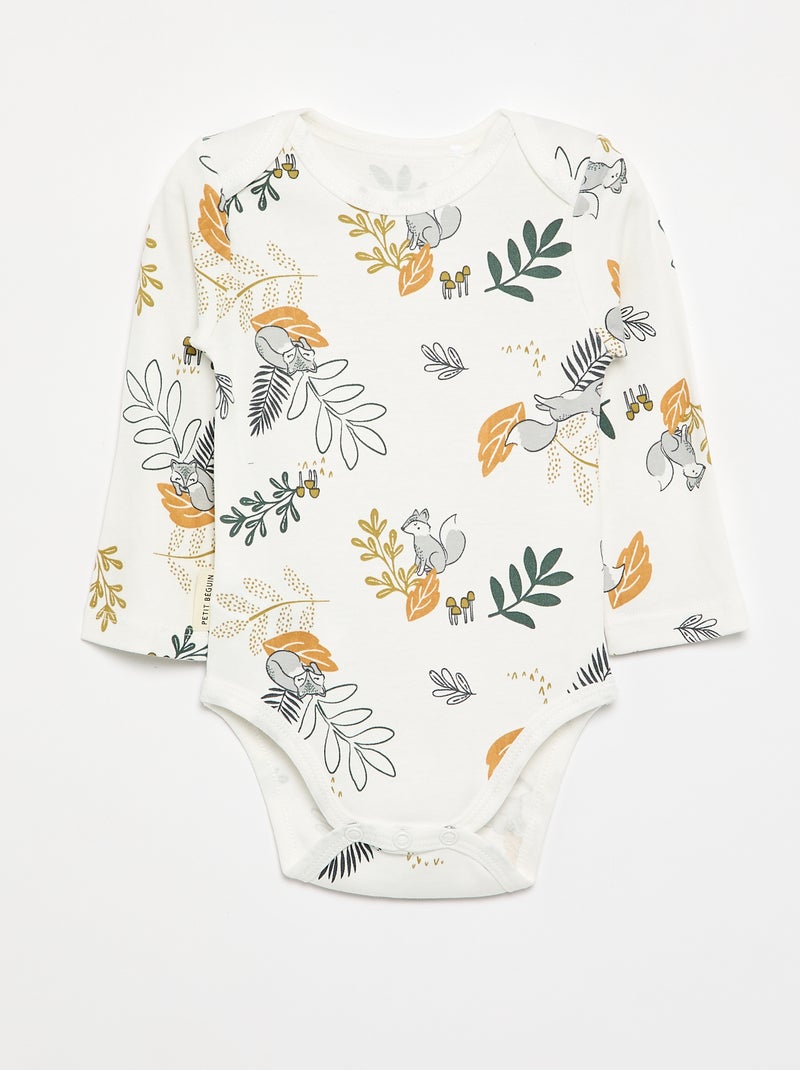 Lot de 2 bodies 'Petit Béguin' Vert - Kiabi