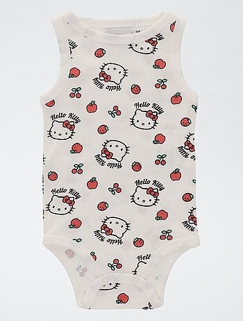 Lot de 2 bodies sans manches 'Hello Kitty'
