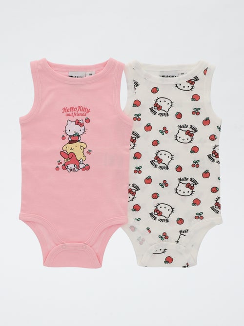 Lot de 2 bodies sans manches 'Hello Kitty' - Kiabi