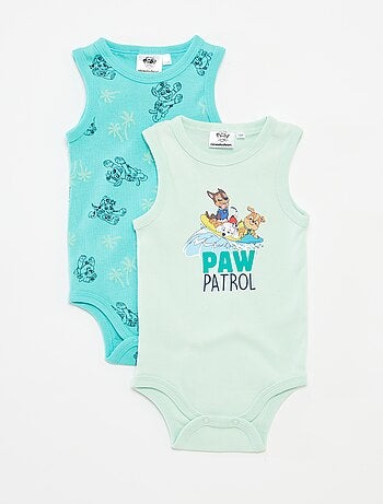 Lot de 2 bodies sans manches 'Pat Patrouille'