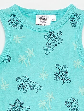 Lot de 2 bodies sans manches 'Pat Patrouille'