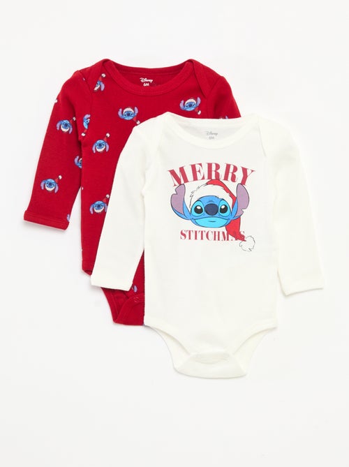 Lot de 2 bodies 'Stitch' 'Disney' - Kiabi