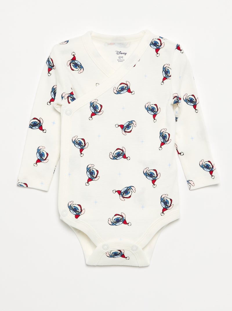 Lot de 2 bodies 'Stitch' 'Disney' Rouge - Kiabi