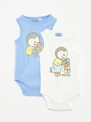Lot de 2 bodies 'Tchoupi'