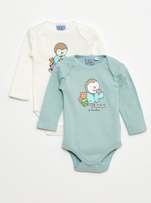 Lot de 2 bodies 'Tchoupi' - Kiabi