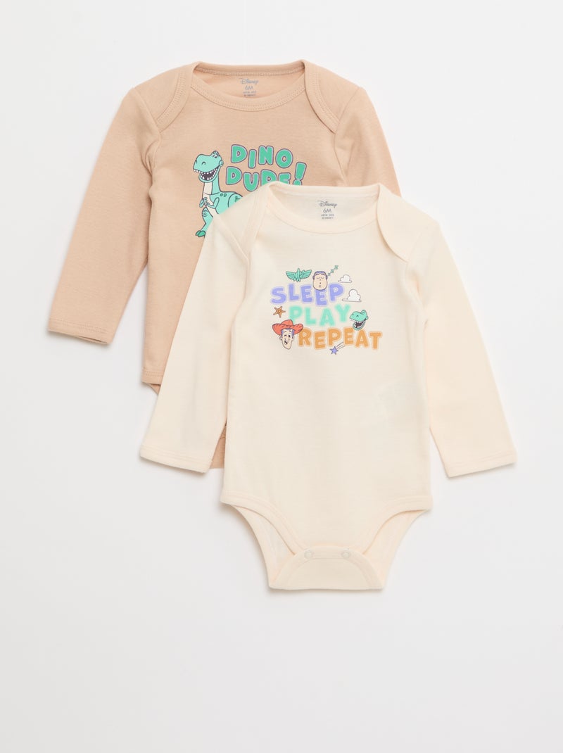 Lot de 2 bodies 'Toys story' 'Disney' Beige - Kiabi