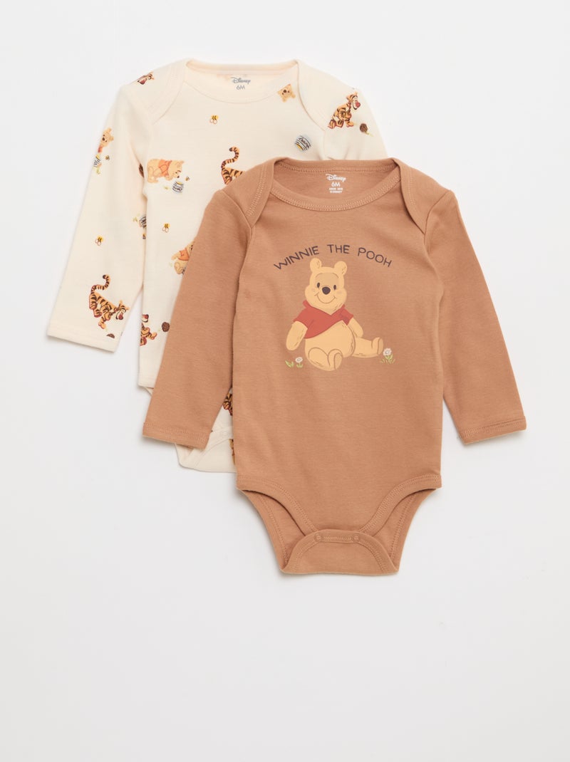 Lot de 2 bodies 'Winnie'  'Disney' Blanc - Kiabi