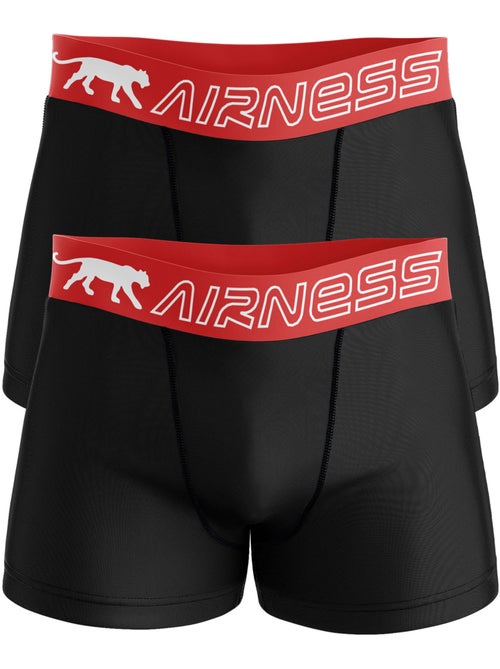 LOT DE 2 BOXERS BLACK Airness - Kiabi