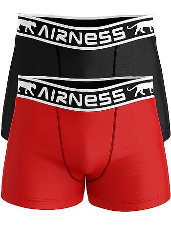 LOT DE 2 BOXERS BLACK & RED Airness