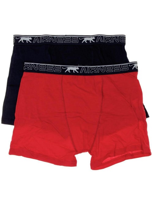 LOT DE 2 BOXERS BLACK & RED Airness - Kiabi