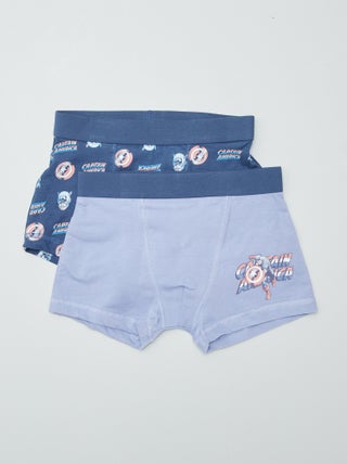 Lot de 2 boxers 'Captain America'