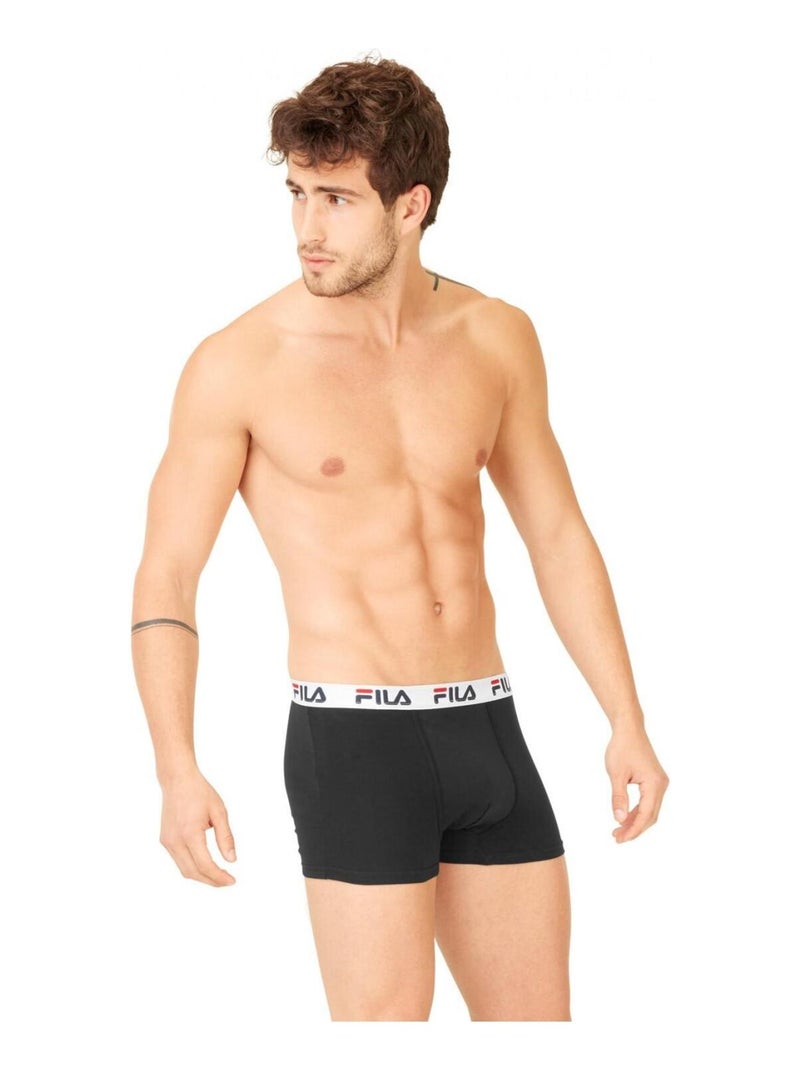 Lot de 2 boxers coton homme  fila Noir - Kiabi