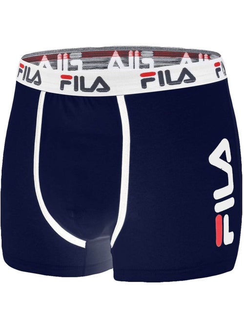 Lot de 2 boxers coton homme uni fila - Kiabi Lot de 2 boxers coton homme uni fila - Kiabi