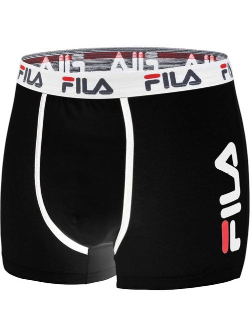 Lot de 2 boxers coton homme uni fila - Kiabi Lot de 2 boxers coton homme uni fila - Kiabi