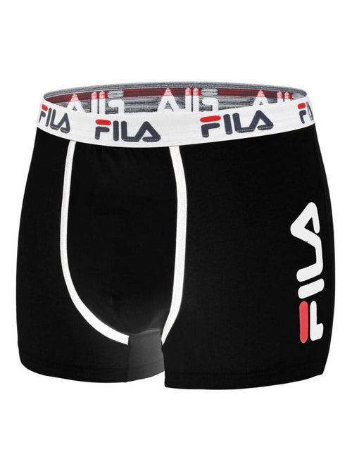 Lot de 2 boxers coton homme uni fila - Kiabi Lot de 2 boxers coton homme uni fila - Kiabi