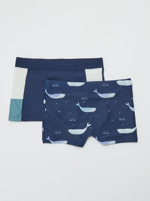 Lot de 2 boxers de bain - Kiabi