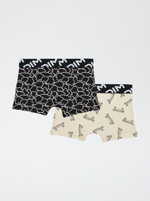 Lot de 2 boxers 'Dim' imprimés - Kiabi