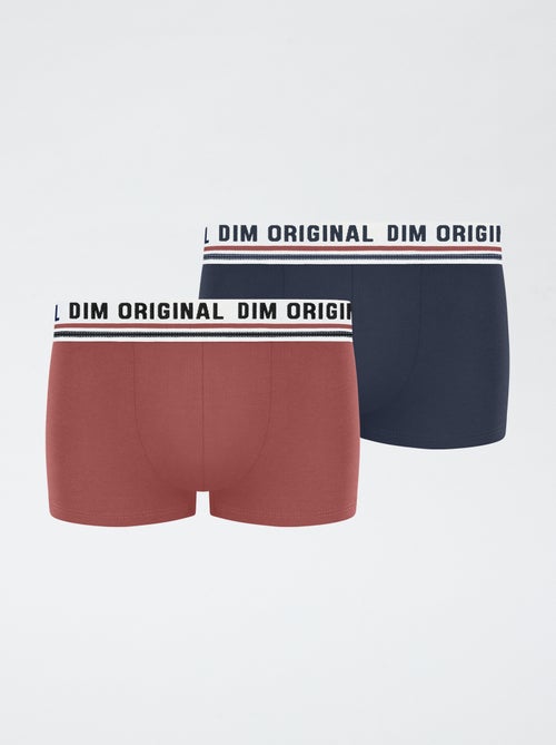 Lot de 2 boxers 'Dim' unis - Kiabi