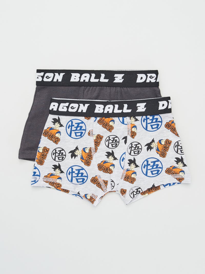 Lot de 2 boxers 'Dragon Ball Z' Noir/bleu - Kiabi
