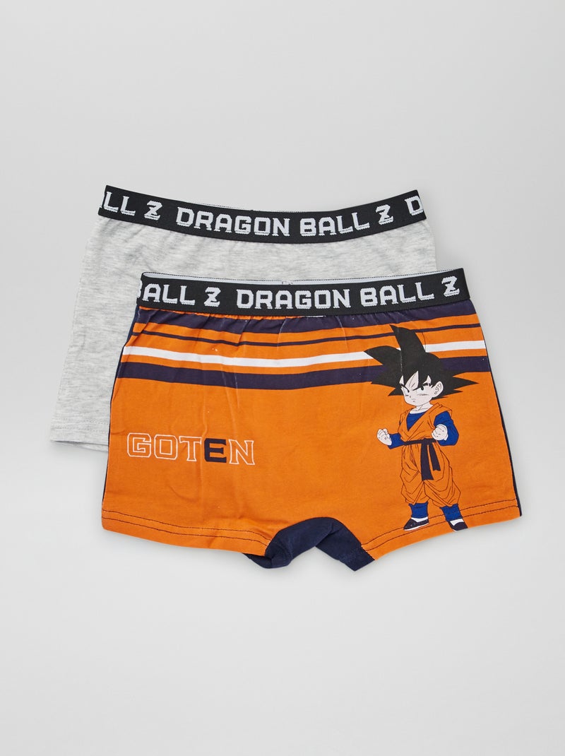 Lot de 2 boxers 'Dragon Ball Z' noir/gris - Kiabi