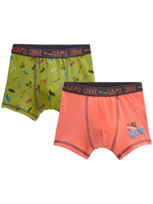 Lot de 2 boxers garçon Cycling - Kiabi