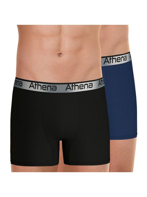 Lot de 2 boxers homme 720 stretch adjust athena - Kiabi Lot de 2 boxers homme 720 stretch adjust athena - Kiabi
