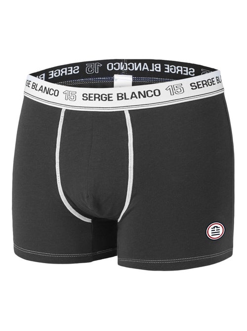 Lot de 2 boxers homme avec surpiqûres class serge blanco - Kiabi