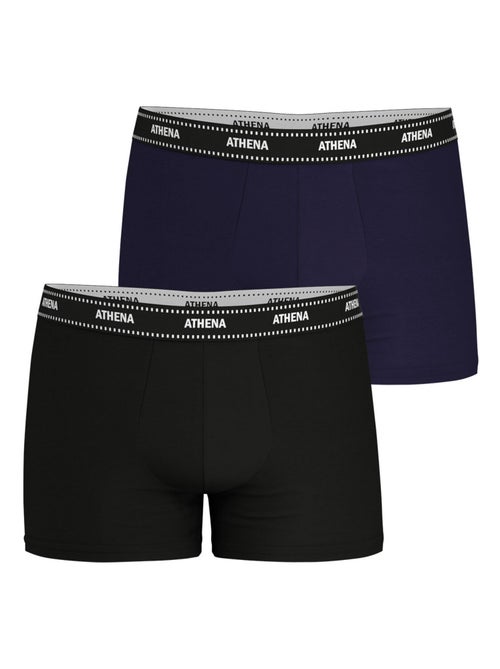 Lot de 2 boxers homme duo essentiel athena - Kiabi Lot de 2 boxers homme duo essentiel athena - Kiabi